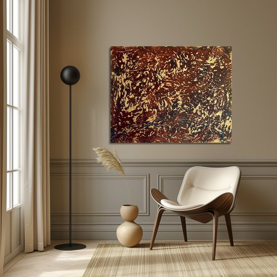 Gold Leaf 100x80x4