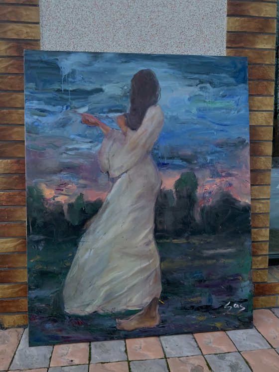 She Weaves Her Hair Into Clouds