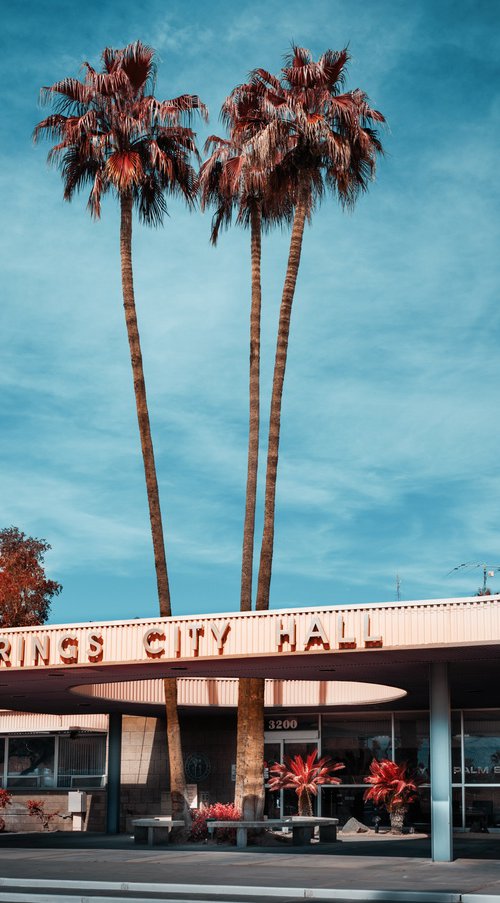 PALM SPRINGS CITY HALL by Harv Greenberg