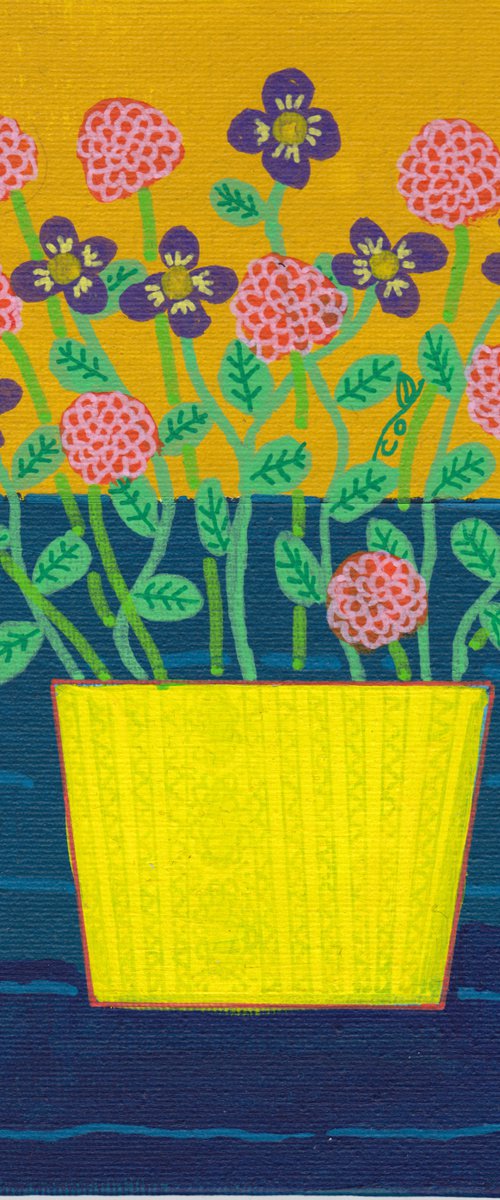 Yellow Flower Pot by Catherine O’Neill