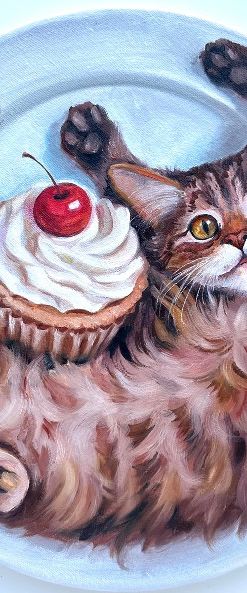 On a Dessert Plate by VICTO