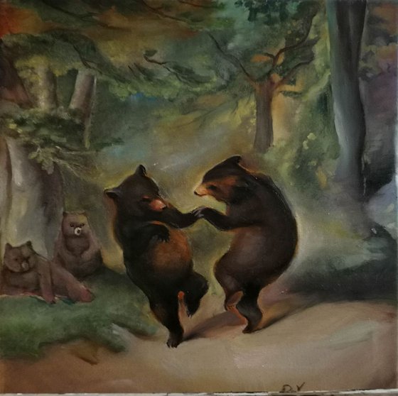 bear dancing