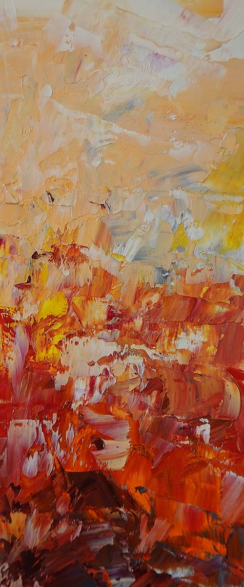 Red Mountains III (ref#:556-H) by Saroja van der Stegen