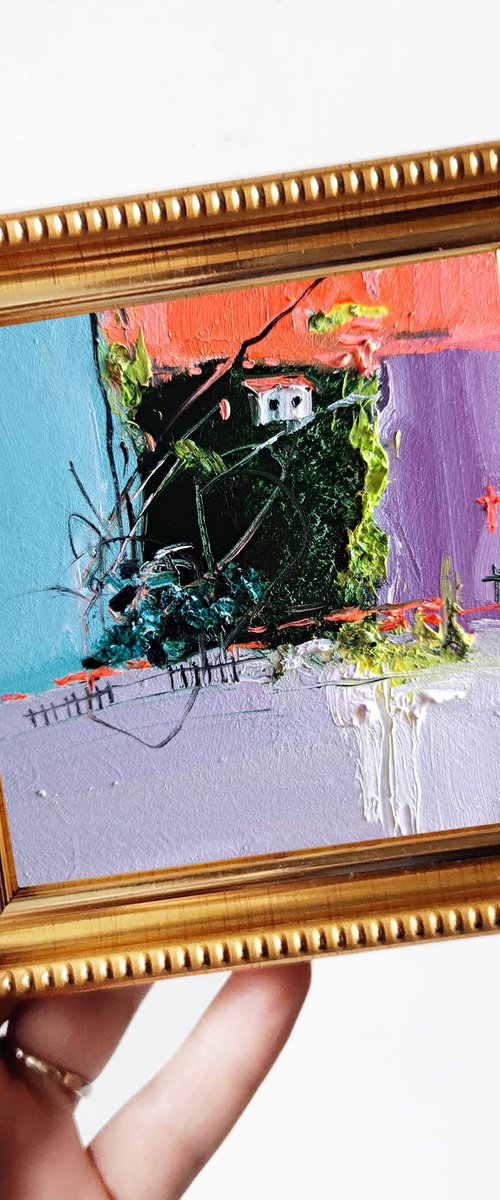 Abstract painting by Nataly Derevyanko