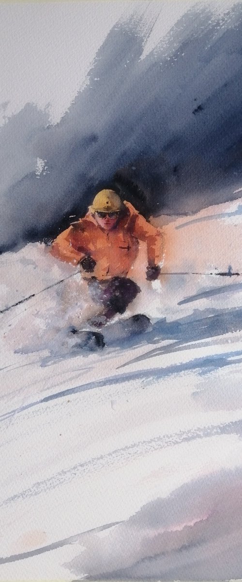 the skier 14 by Giorgio Gosti