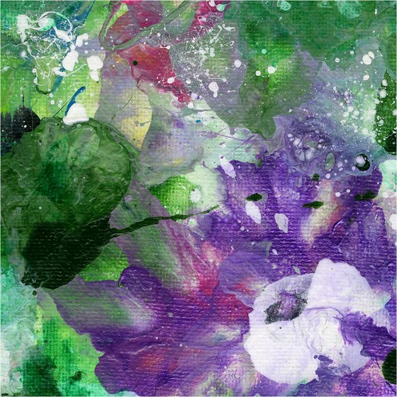 Garden Of The Mystic 1 - Floral Painting by Kathy Morton Stanion