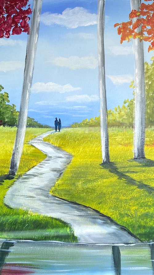 Scenic Landscape by Aisha Haider