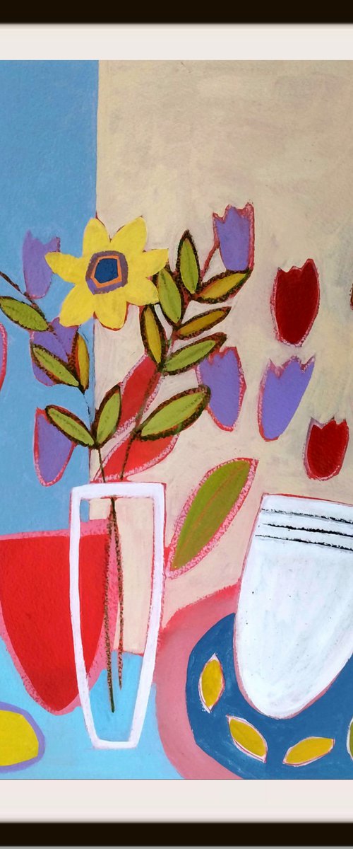 Abstract Floral VII by Jan Rippingham