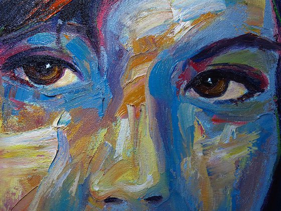 Original Oil Painting Female