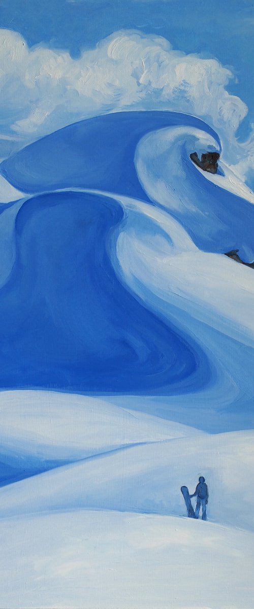 Snow Sphinx by Alfia Koral