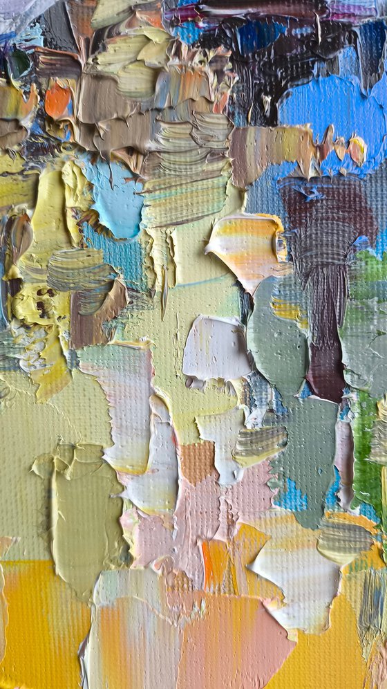 Quiet harbor at sunset