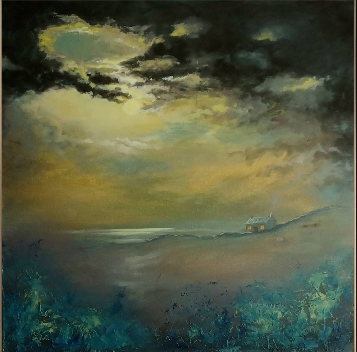  Tranquility By Jo Van Kampen, 20 X 20, Artwork For Sale On Artfinder