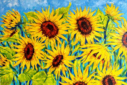 Sunflowers by Irina Redine