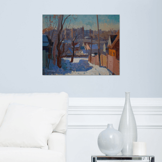 Winter on Volodymyrska Street