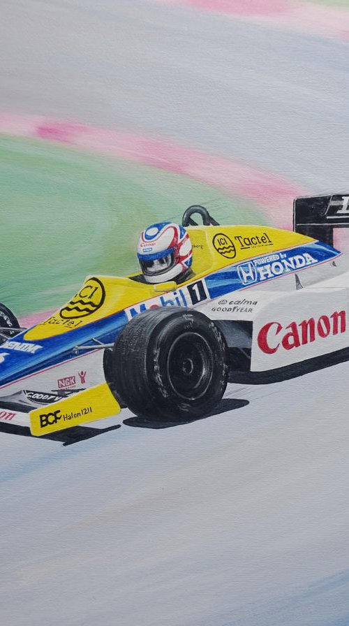 1985 Williams Honda FW10 16x12inch by Jayne Farrer