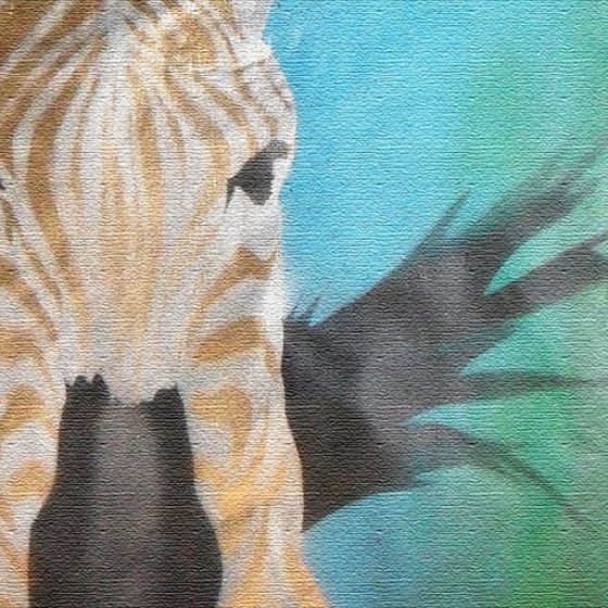 THE ZEBLING (ON A BOX CANVAS)