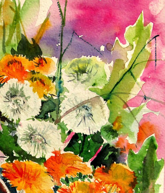 Beautiful dandelions