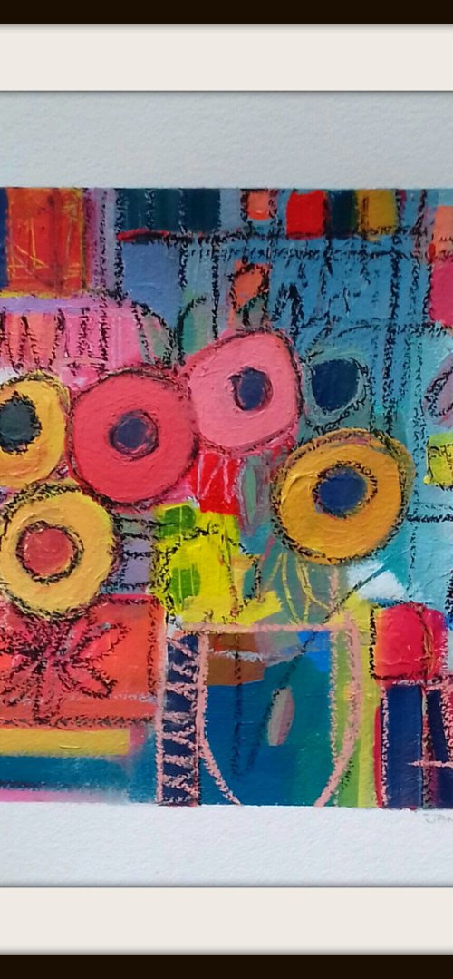 Flowers in Front of the Window II by Jan Rippingham