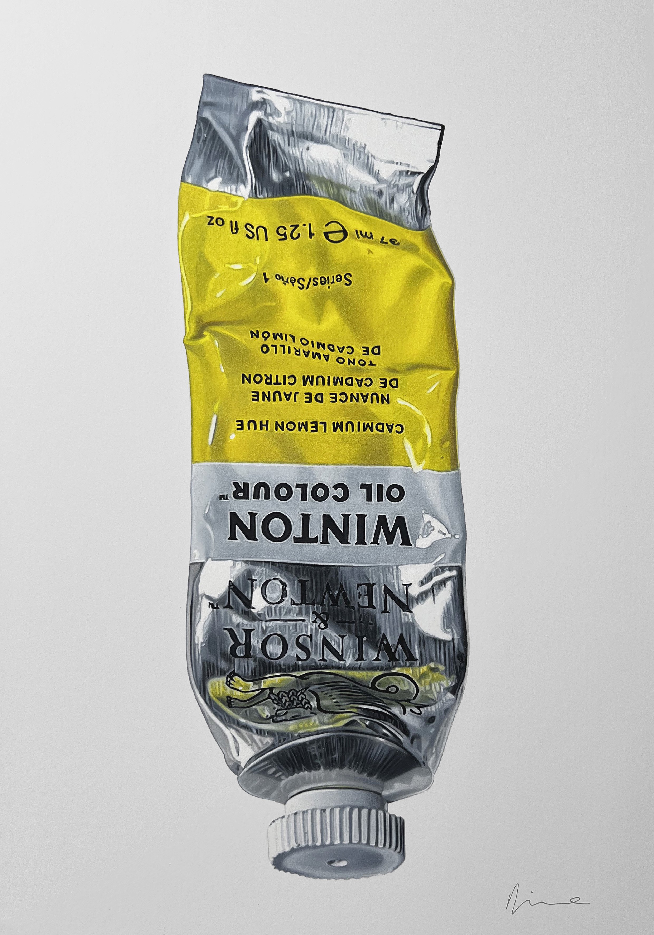 Paint is Dead Pencil drawing by Valentina Diena Artfinder