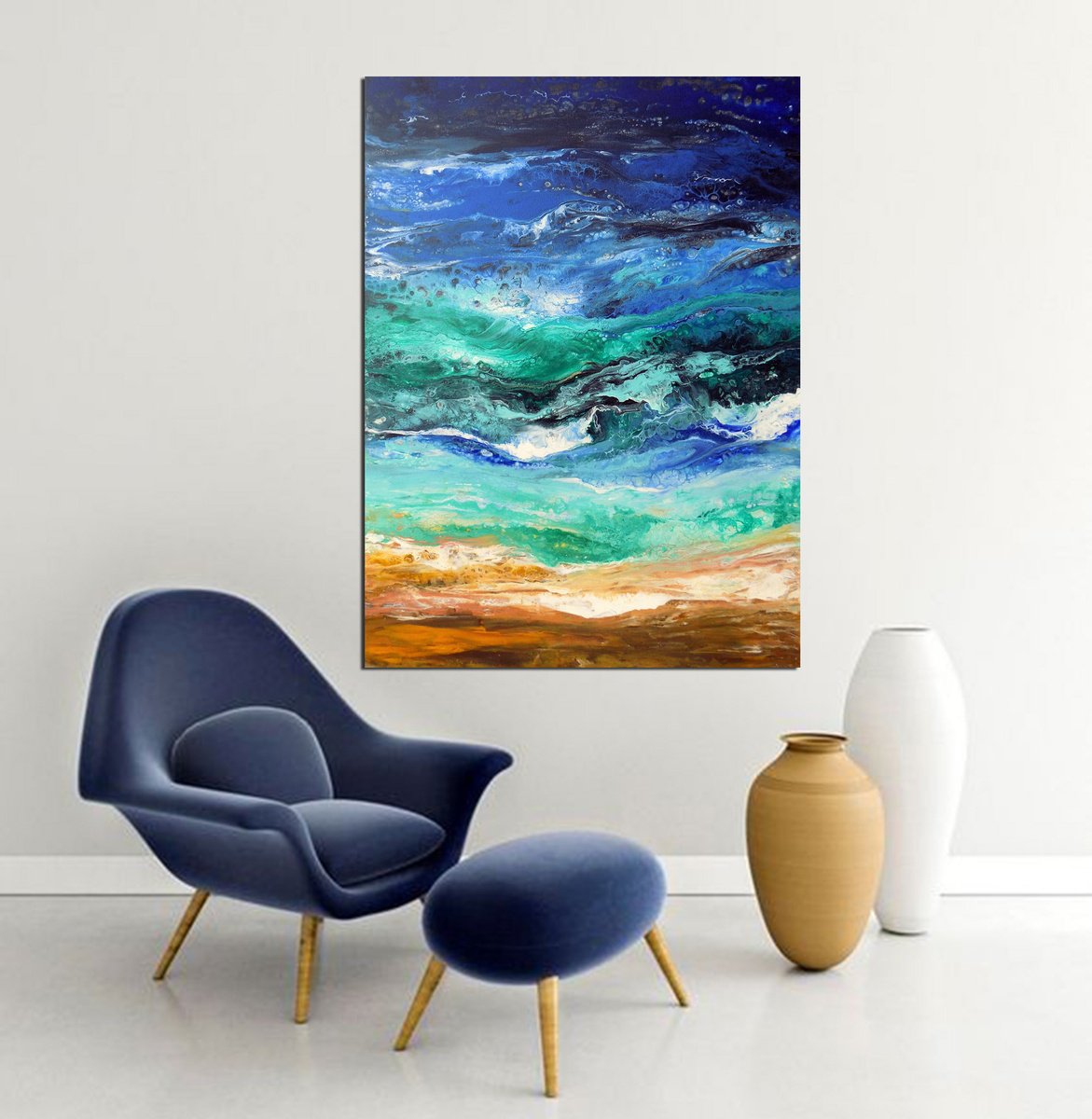 Abstract Sea by Areti Ampi