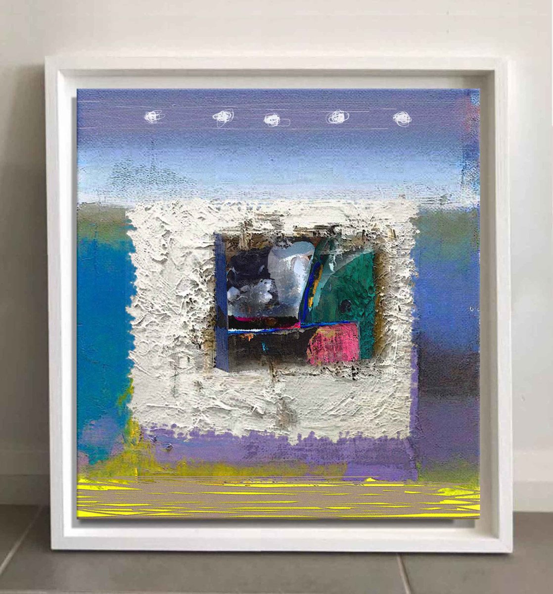 Abstract Giclee Print By Mir-Jan, 22 X 24", Abstract 206, Original Artwork