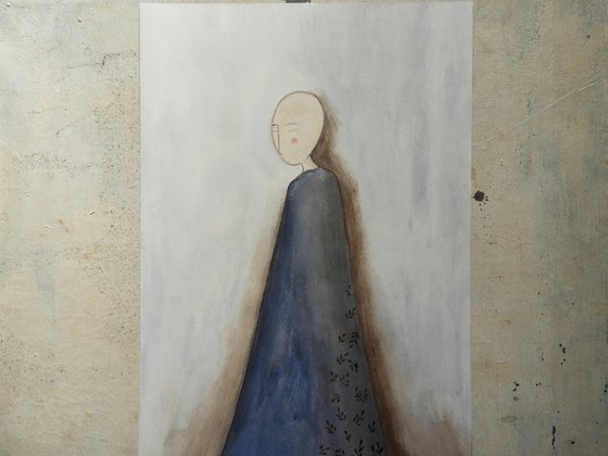 The human figure with long coat