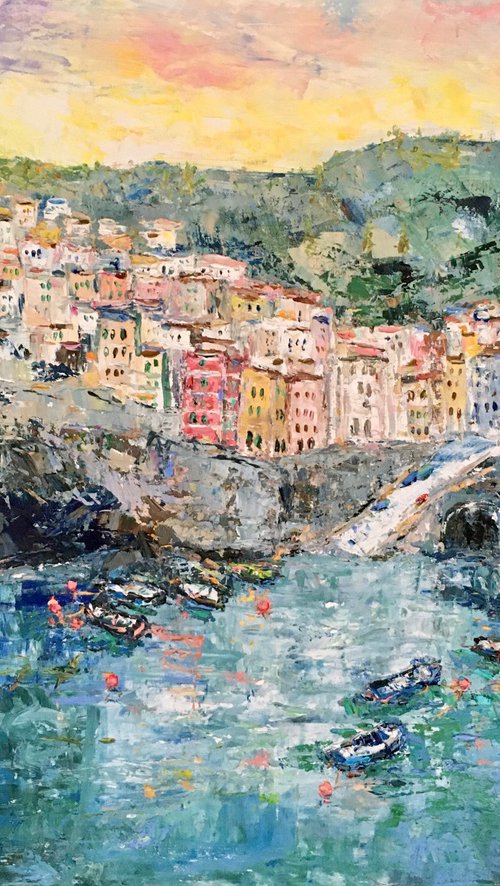 Riomaggiore, Cinque Terre by Vilma Gataveckienė