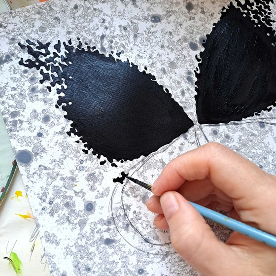 Set of 4 «LacyButterflies»