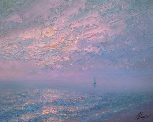 Pink sea by Dmitry Oleyn