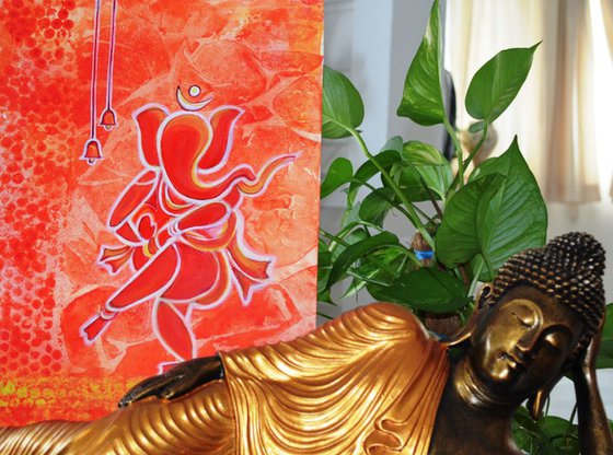 Nritya Ganesha- Dancing god