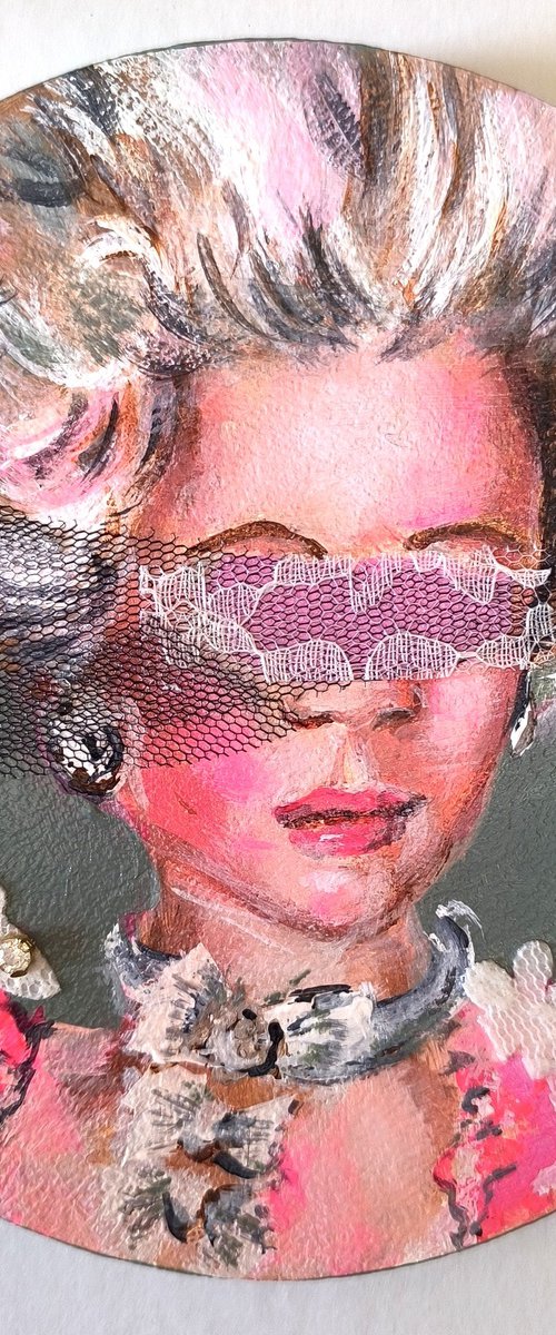 Masked in Pink by Antigoni Tziora