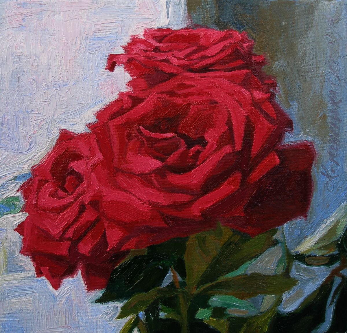 Roses by Olena Kamenetska-Ostapchuk