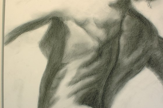Charcoal Nude Study.