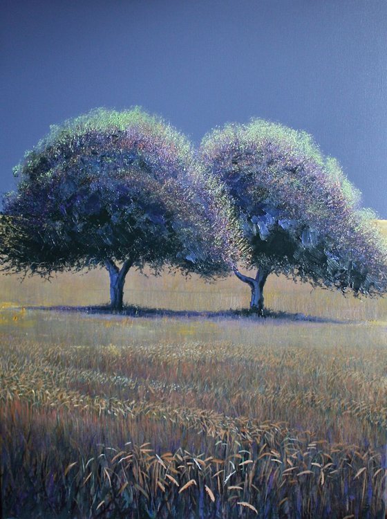 2 Trees Serenity (Large Painting)