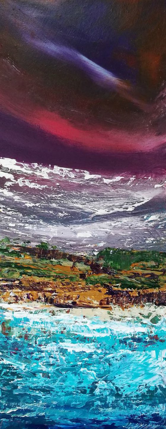 Scottish Horizons - landscape, panoramic, scotland, Modern Art Office Decor Home