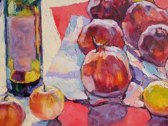 Pomegranates and Red Dry (80*60cm)