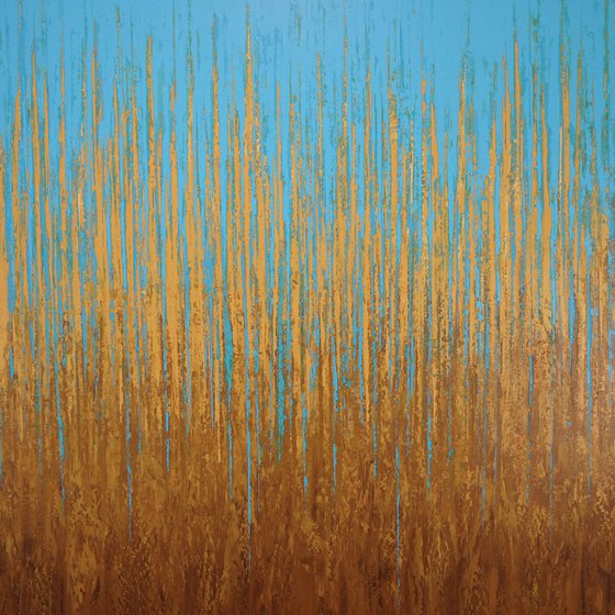 Blue Gold - Textured Field