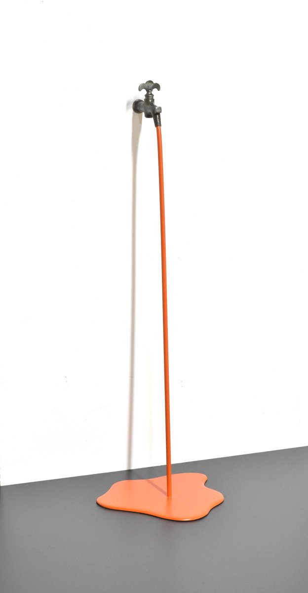 Urban And Pop Cityscapes Sculpture By Yannick Bouillault, 11 X 35", Le Robinet i? Jus D