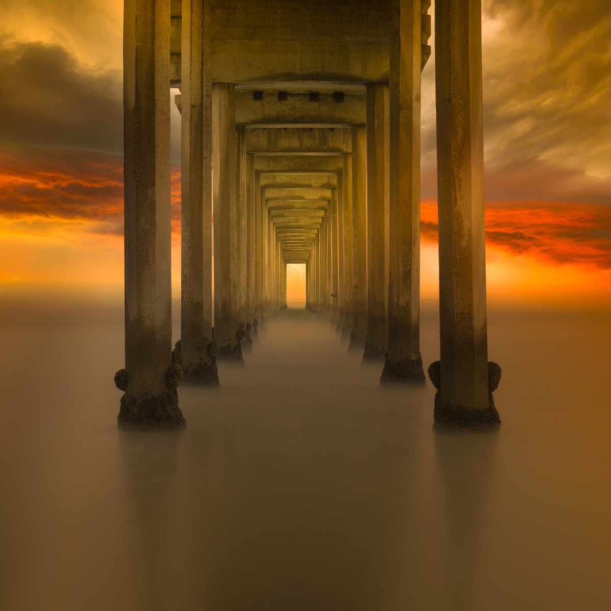 Landscape Photograph By Harv Greenberg, 30 X 30, Pacific Wonders, Original Artwork