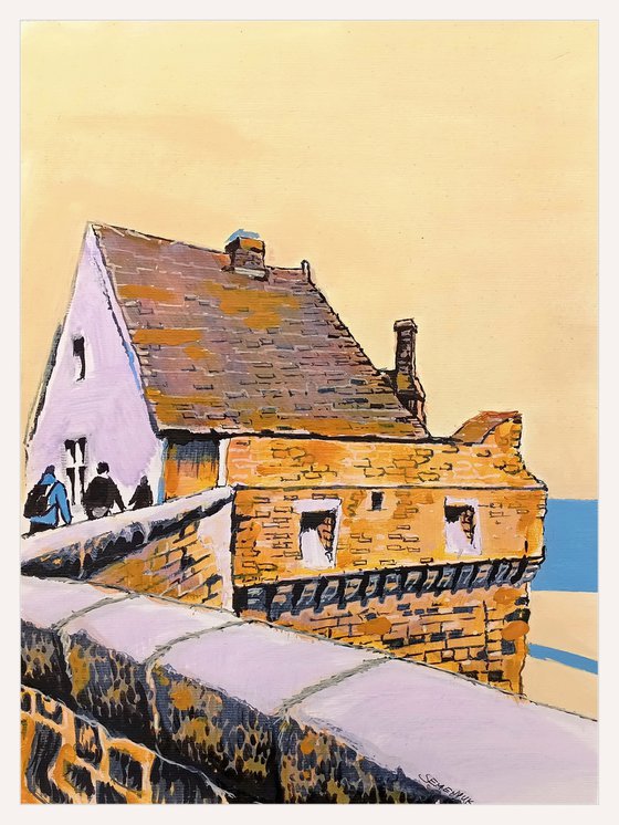 Morning on Mont-Saint-Michel