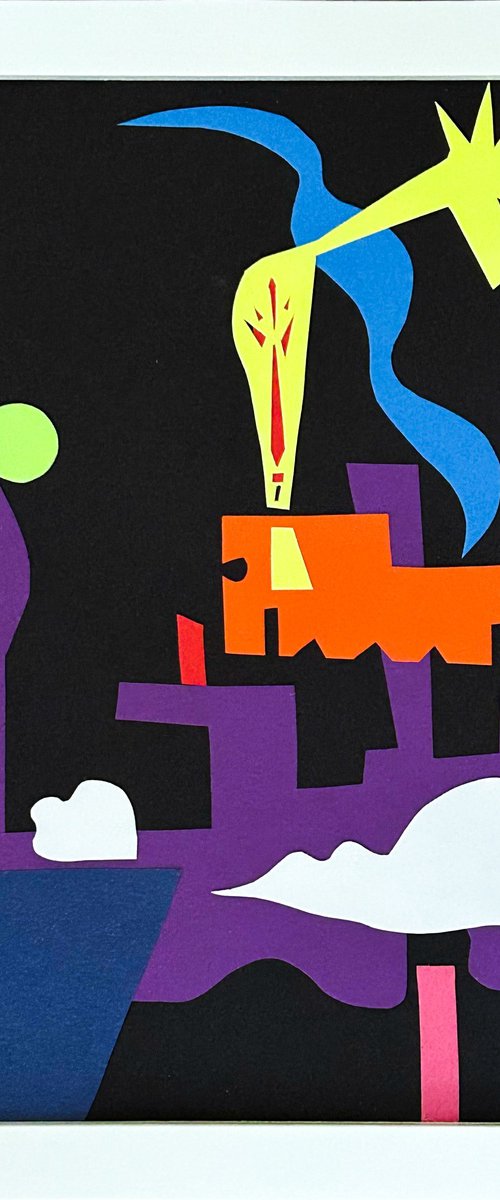 winter comes calmly at night by Deke Wightman