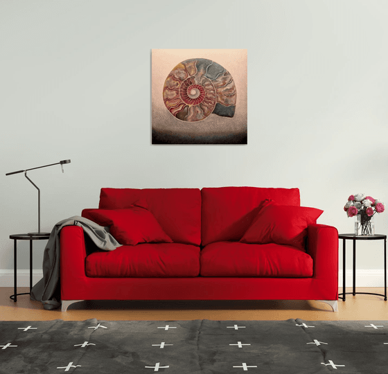 Silvery Ammonite