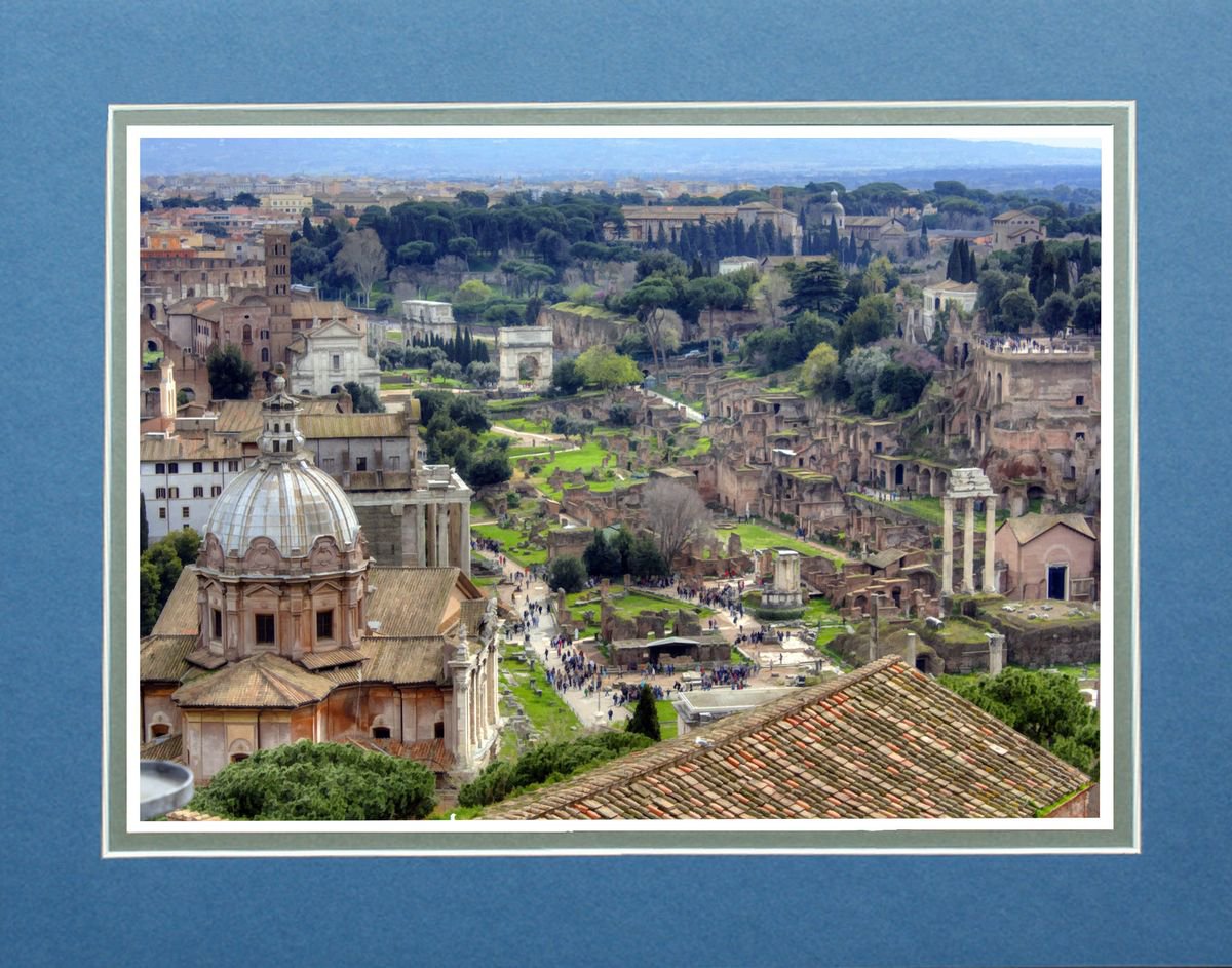 The Forum Rome 1 by Robin Clarke