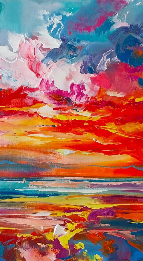 Abstract  seascape by Andrej  Ostapchuk