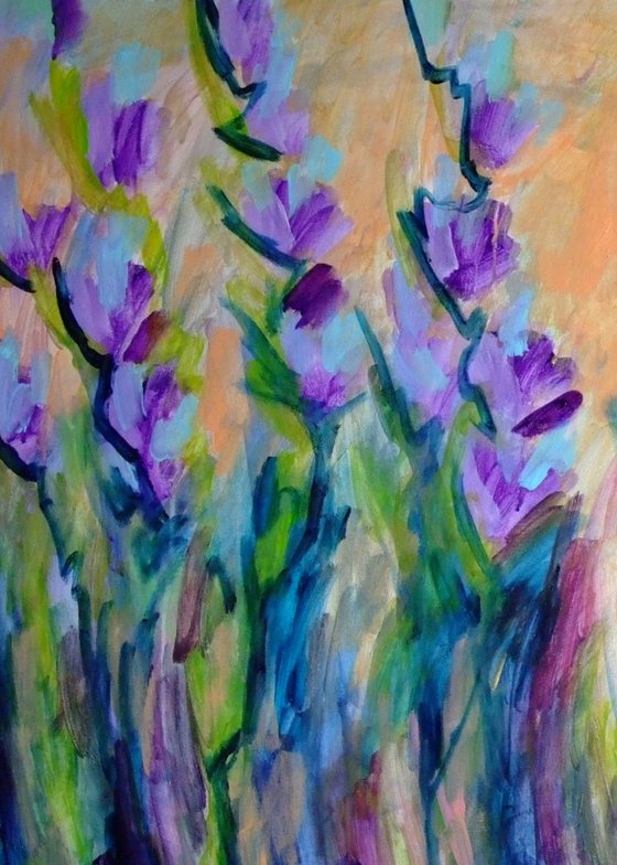 Dancing Irises