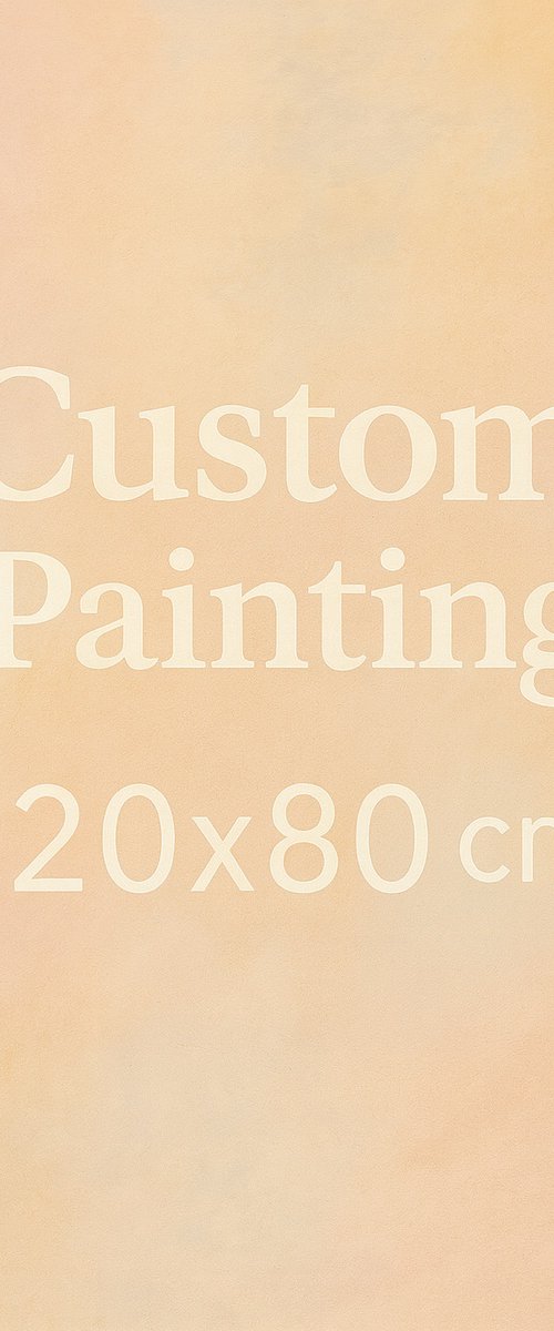 Custom painting 120x80cm by V+V Kniazievi