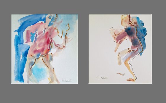 Diptych #1. Dancer