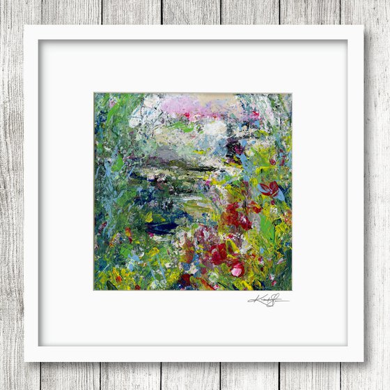 Garden Song 4 - Abstract Flower Art by Kathy Morton Stanion