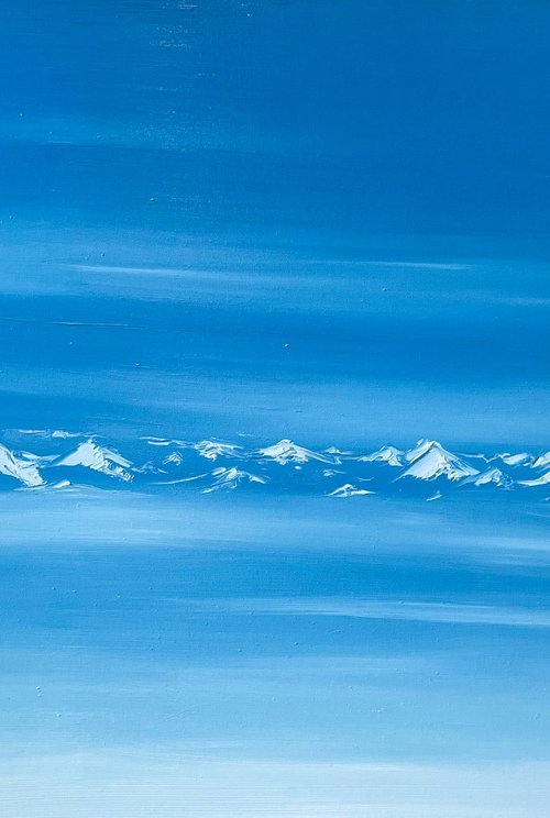 Himalayas in Blue by Cat Goward
