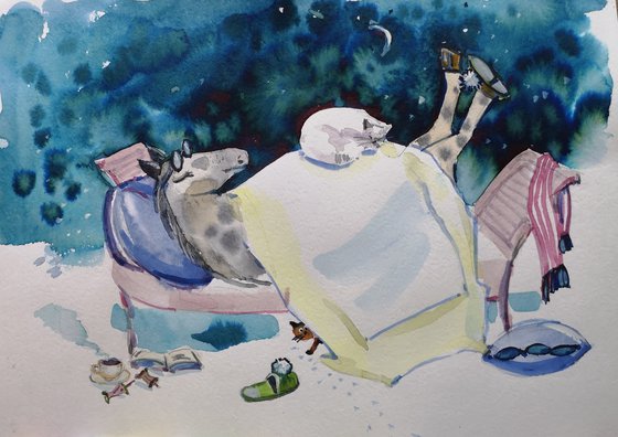 The horse wasn't lying!